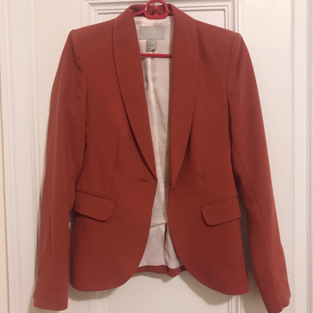 H&M Maroon Red Women's Blazer Size 6